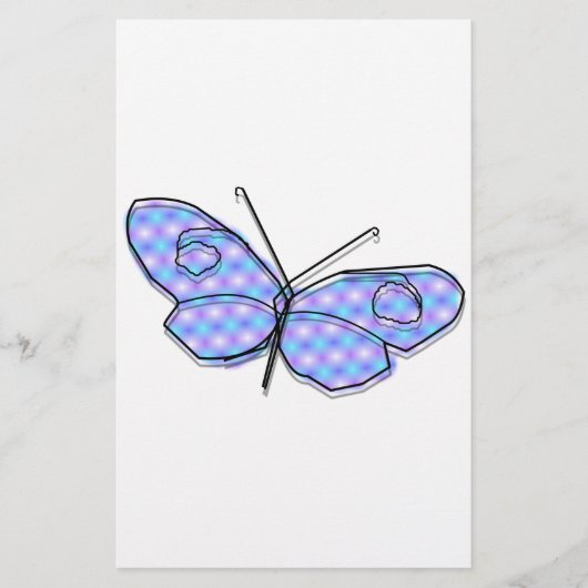 Cosmic Butterfly Briefpapier (Voorkant)