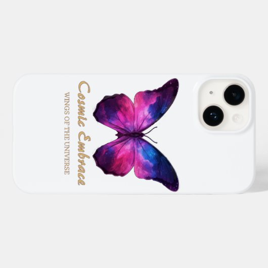 Cosmic Butterfly Galaxy Wings Case-Mate iPhone Case (Achterkant (horizontaal))