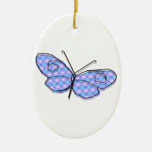Cosmic Butterfly Keramisch Ornament