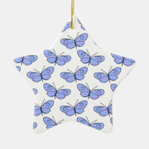 Cosmic Butterfly Pattern Keramisch Ornament