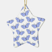 Cosmic Butterfly Pattern Keramisch Ornament (Links)