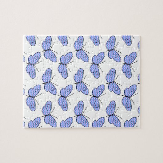 Cosmic Butterfly Pattern Legpuzzel (Horizontaal)