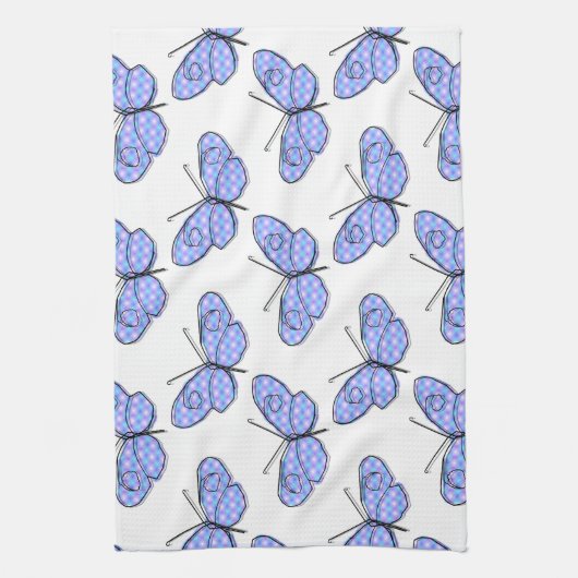 Cosmic Butterfly Pattern Theedoek (Verticaal)