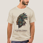 Cosmic Calligraphy Astronaut Galaxy Dark T-Shirt (Devant)