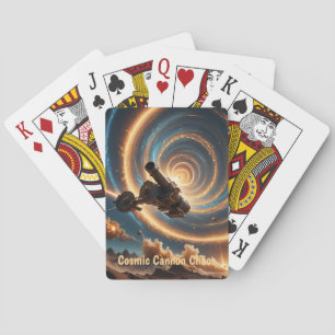 Cosmic Cannon Chaos Pokerkaarten