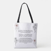Cosmic Carry • October Birth Flower Tote Bag of Lo (Dos)