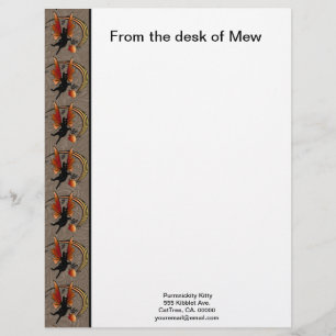 Cosmic Cat Acorn Briefhoofd