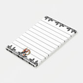 Cosmic Cat Acorn Post-it® Notes (Schuin)