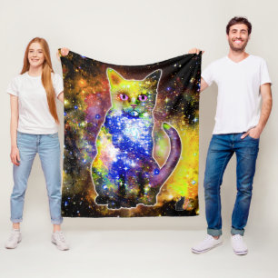 Cosmic Cat Beta Fleece Deken