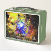 Cosmic Cat Beta Metal Lunchbox (Voorkant)