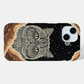 Cosmic Cat Case-Mate iPhone Case (Achterkant (horizontaal))