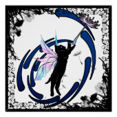 Cosmic Cat Dandelion Perfect Poster (Voorkant)