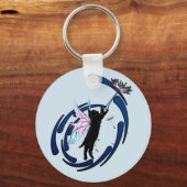 Cosmic Cat Dandelion Sleutelhanger (Voorkant)