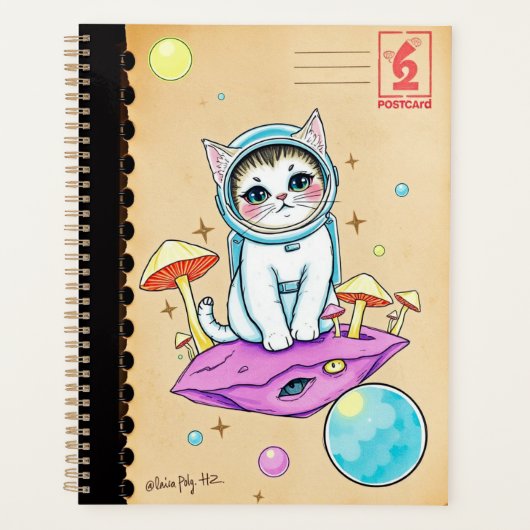 Cosmic Cat Dreams Planner (Voorkant)