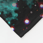 Cosmic Cat Lambda Fleece Deken (Hoek)