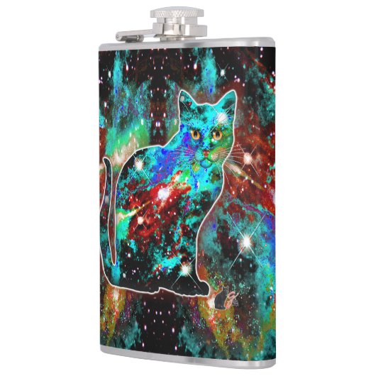 Cosmic Cat Lambda Heupfles (Links)