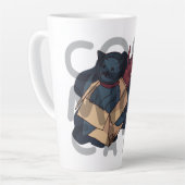 Cosmic Cat Latte Mok (Linkerhoek)