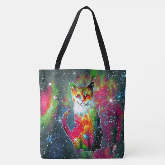 Cosmic Cat Omega Draagtas (Voorkant)