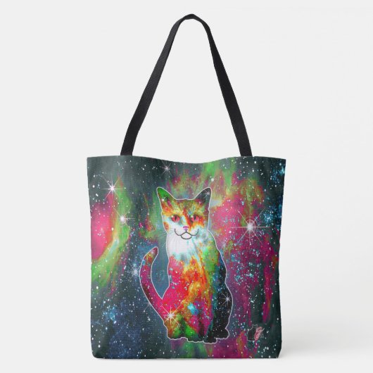 Cosmic Cat Omega Draagtas (Achterkant)