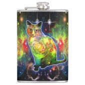 Cosmic Cat Omicron Heupfles (Voorkant)