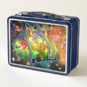 Cosmic Cat Omicron Metal Lunchbox (Achterkant)