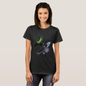 Cosmic Cat Snowflake T-shirt (Voorkant volledig)