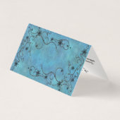 Cosmic Cat Snowflake Visitekaartjes (Achterkant)