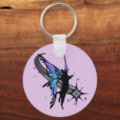 Cosmic Cat Star Sleutelhanger (Voorkant)