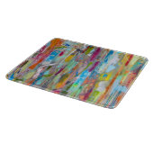 Cosmic Chaos 6 x 7 deco Glass Cutting Board Snijplank (Hoek)
