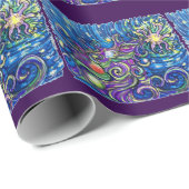 Cosmic Christmas Tree Cadeaupapier (Rol Hoek)