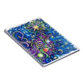 Cosmic Christmas Tree Notitieboek (Rechterzijde)