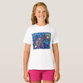 Cosmic Christmas Tree T-shirt (Voorkant volledig)