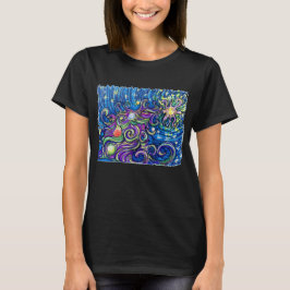 Cosmic Christmas Tree T-shirt