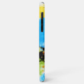 Cosmic Chromatic Splatter: Abstract Orbit Case-Mate iPhone Case (Achterkant/links)