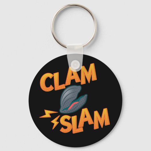 Cosmic Clam Slam Sleutelhanger (Voorkant)