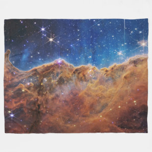 Cosmic Cliffs Carina Nebula Space Webb Telescope Fleece Deken