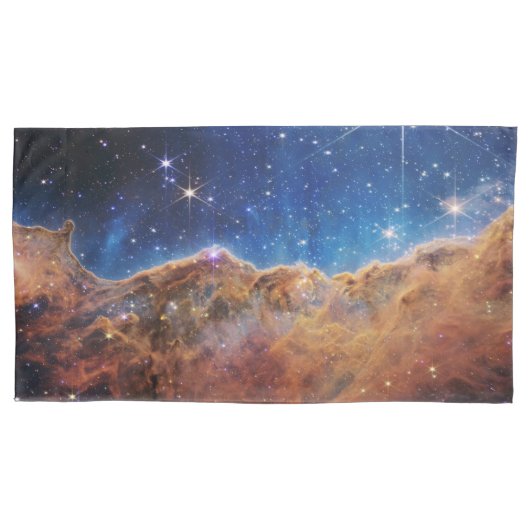 Cosmic Cliffs Carina Nebula Space Webb Telescope Kussensloop (Voorkant-Links)