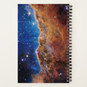 Cosmic Cliffs Carina Nebula Space Webb Telescope Notitieboek (Achterkant)