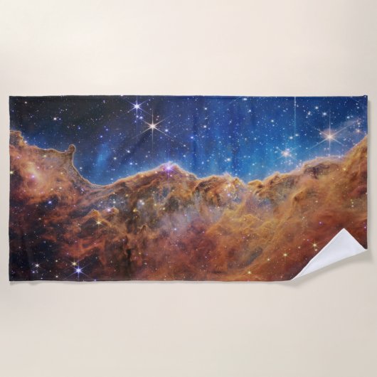 Cosmic Cliffs Carina Nebula Space Webb Telescope Strandlaken (Voorkant)