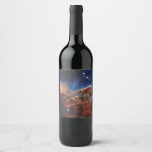 Cosmic Cliffs Carina Nebula Space Webb Telescope Wijn Etiket