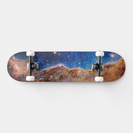 Cosmic Cliffs in Carina Nebula Space NASA Webb Skateboard (Horizontaal)