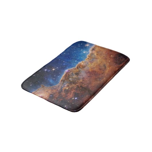 Cosmic Cliffs in de Carina Nebula Badmat (Gekanteld)