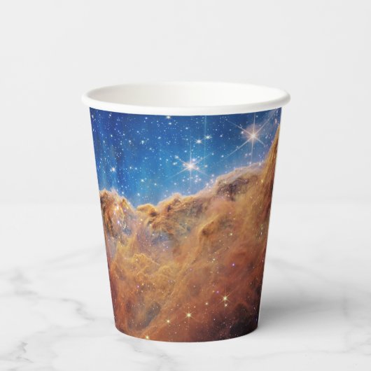 Cosmic Cliffs in de Carina Nebula Papieren Bekers (Achterkant)