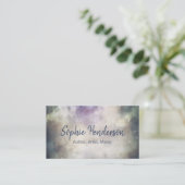  Cosmic Cloudy Auteur Artiest Maker Visitekaartje (Staand voorkant)