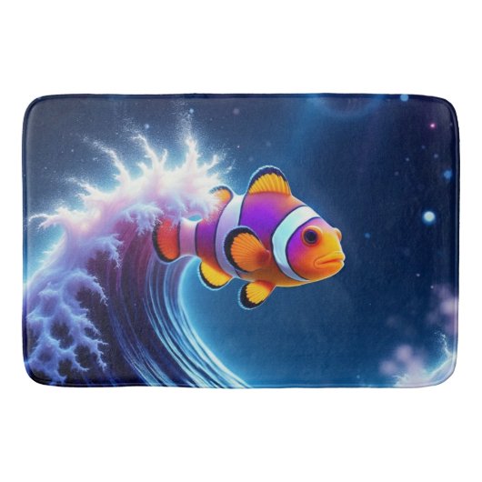 Cosmic Clownfish Badmat (Voorkant)