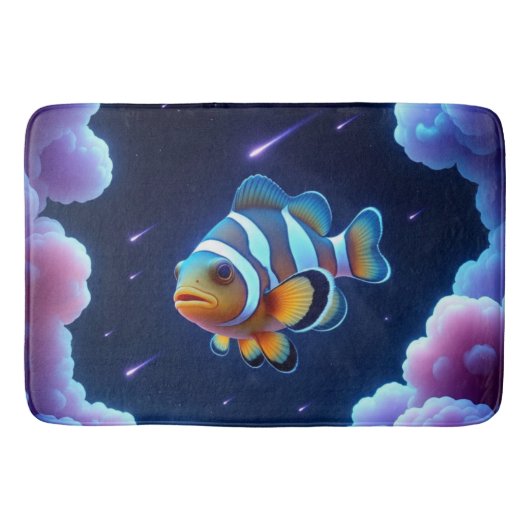 Cosmic Clownfish Badmat (Voorkant)