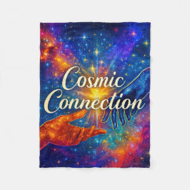 🪐 Cosmic Connection Fleece Blanket 30x40