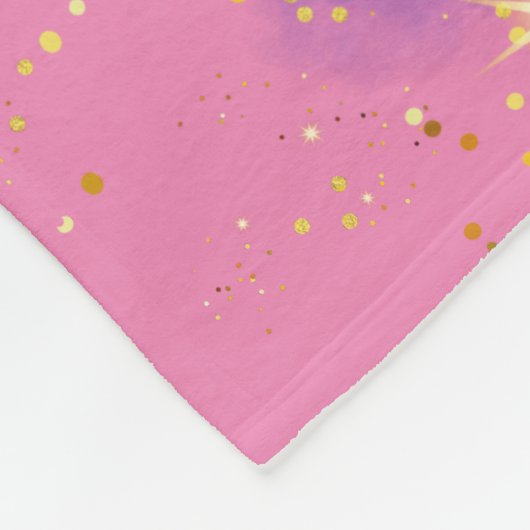 Cosmic Cotton Snoep Galaxy Fleece Deken (Hoek)