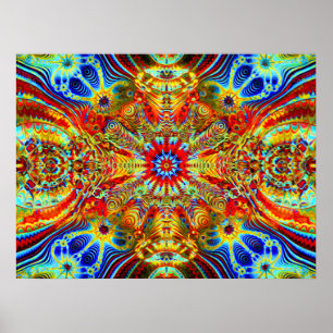 Cosmic Creatrip2 - Psychedelic trippy visuals Poster
