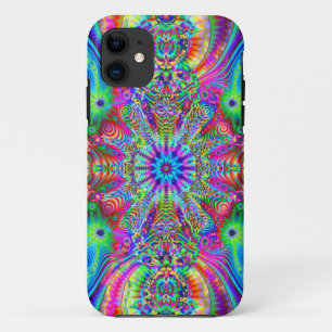 Cosmic Creatrip - Psychedelic trippy-ontwerp iPhone 11 Hoesje